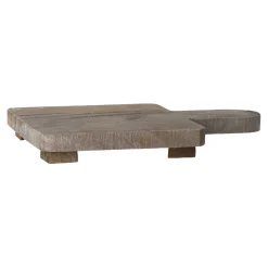 O'malley Koken & Tafelen<Schaal hout op voet 33 x 20 cm