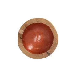 Natural Collections Koken & Tafelen|Woondecoratie<Schaal teak 18 x 5 cm copper