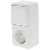Q-link Schakelmateriaal<Schakelaar combinatie serie RA Exo OP