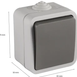 Q-link Schakelmateriaal<Schakelaar wissel IP54 opbouw QL
