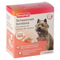 Beaphar Hondensnacks<Schapenvet bonbons mini zalm