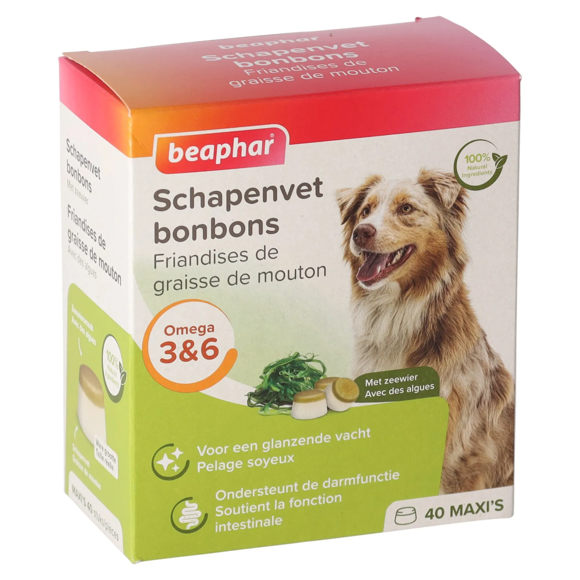 Beaphar Hondensnacks<Schapenvet bonbons zeewier