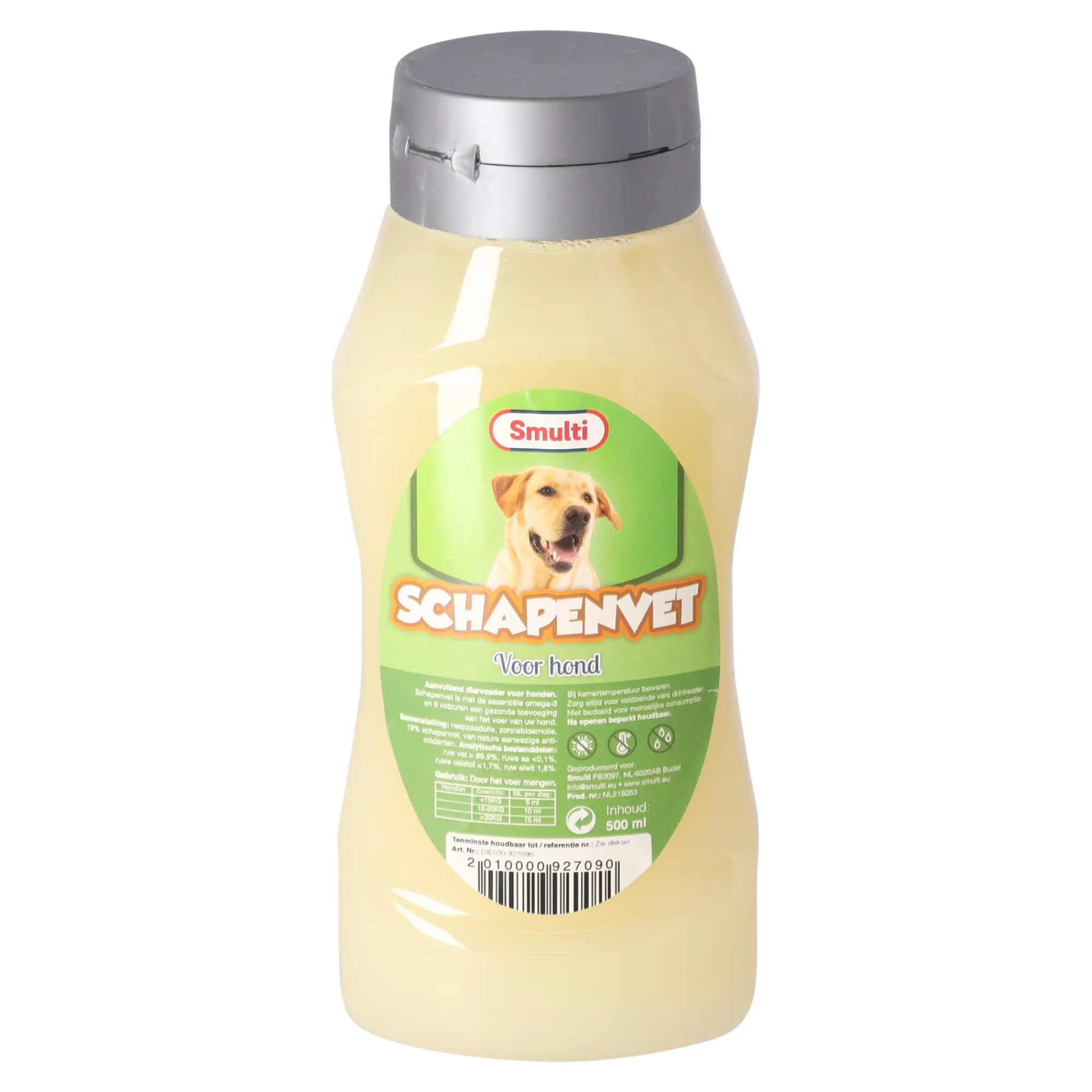 Smulti Hondensnacks<Schapenvet 500ml
