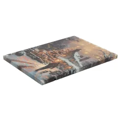 O'malley Kerstdecoratie<Schilderij Kerstboom LED 30 x 40 cm