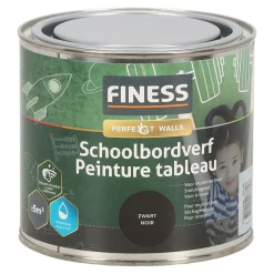 Finess Muurverf<Schoolbordverf zwart 1428 500ml