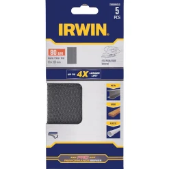Irwin Toebehoren Elektrisch Gereedschap<Schuurgaas 190 x 93 mm K80 5st.