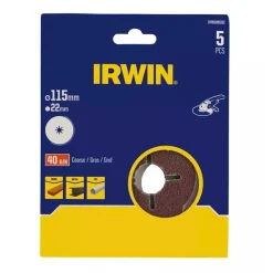 Irwin Toebehoren Elektrisch Gereedschap<Schuurschijf haakse slijper Ø115 mm K40 5st.