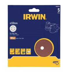 Irwin Toebehoren Elektrisch Gereedschap<Schuurschijf Ø150mm K80 5st.