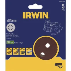 Irwin Toebehoren Elektrisch Gereedschap<Schuurschijf Ø125mm K120 5st.