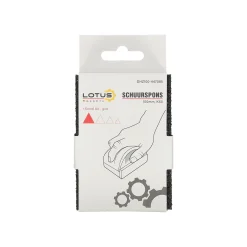 Lotus Verfspullen<Schuurspons 100 mm K60 grof