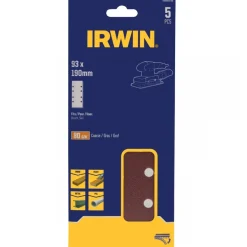Irwin Toebehoren Elektrisch Gereedschap<Schuurstrook 190 x 93 mm K80 5st.