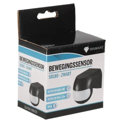 Diamant Buitenverlichting|Buitenverlichting<Sensor beweging SB180 Zwart