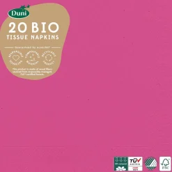 Duni Koken & Tafelen<Servet 33 x 33 cm fuchsia 20st