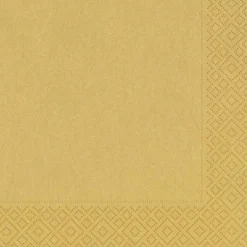 Duni Koken & Tafelen<Servet 33 x 33 cm gold 20st