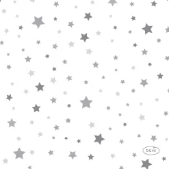 Duni Kerstdecoratie<Servet 24 x 24 cm Silver Stardust