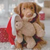 Duni Kerstdecoratie<Servet 33 x 33 cm Woof