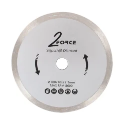 2-Force Toebehoren Elektrisch Gereedschap<Slijpschijf gesloten Ø180 mm 22,2as
