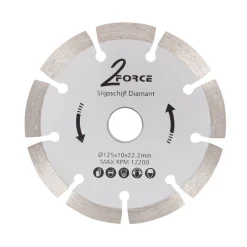2-Force Toebehoren Elektrisch Gereedschap<Slijpschijf open Ø125 mm 22,2as