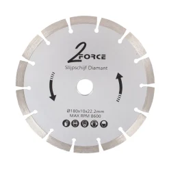 2-Force Toebehoren Elektrisch Gereedschap<Slijpschijf open Ø180 mm 22,2as