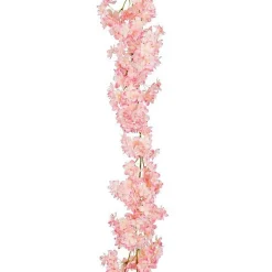 Mica Decorations Kunstplanten En Kunstbloemen<Slinger bloesem roze 180 cm
