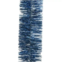 Decoris Kerstdecoratie<Slinger nachtblauw 270 cm