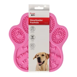 Friendly Pet Drink- En Voerbak Hond<Slowfeeder fuchsia