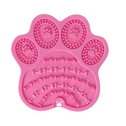 Friendly Pet Drink- En Voerbak Hond<Slowfeeder fuchsia