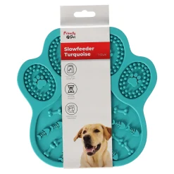 Friendly Pet Drink- En Voerbak Hond<Slowfeeder turquoise