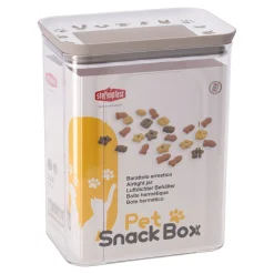 Stefanplast Drink- En Voerbak Hond<Snackbox 2.2L taupe