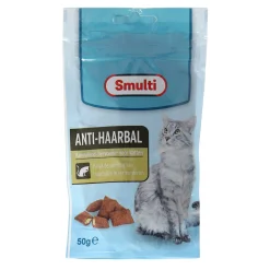 Smulti Kattensnoepjes<Snack kat anti-hairball 50G Multi