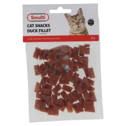 Smulti Kattensnoepjes<Snack kat eend fillet 50G
