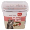 Sanal Kattensnoepjes<Snack kat salmon bites 75g