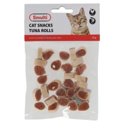 Smulti Kattensnoepjes<Snack kat tonijn rolls 50G