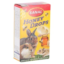 Sanal Knaagdieren Snacks<Snack knaagdier drop honey 45g