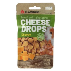 Flamingo Knaagdieren Snacks<Snack knaagdier drop kaas 75g