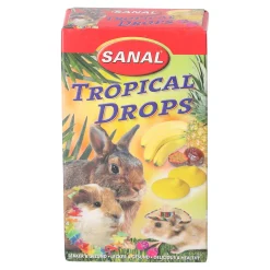Sanal Knaagdieren Snacks<Snack knaagdier drop tropical 45g
