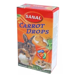 Sanal Knaagdieren Snacks<Snack knaagdier drop wortel 45g