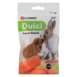 Flamingo Knaagdieren Snacks<Snack knaagdier Dulci wortel 50g
