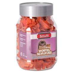 Smulti Knaagdieren Snacks<Snack knaag wortelschijfjes 132G