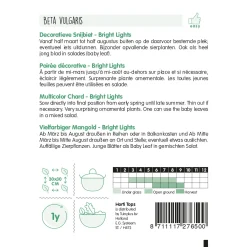 Horti Tops Moestuin<Snijbiet bright lights regenboog