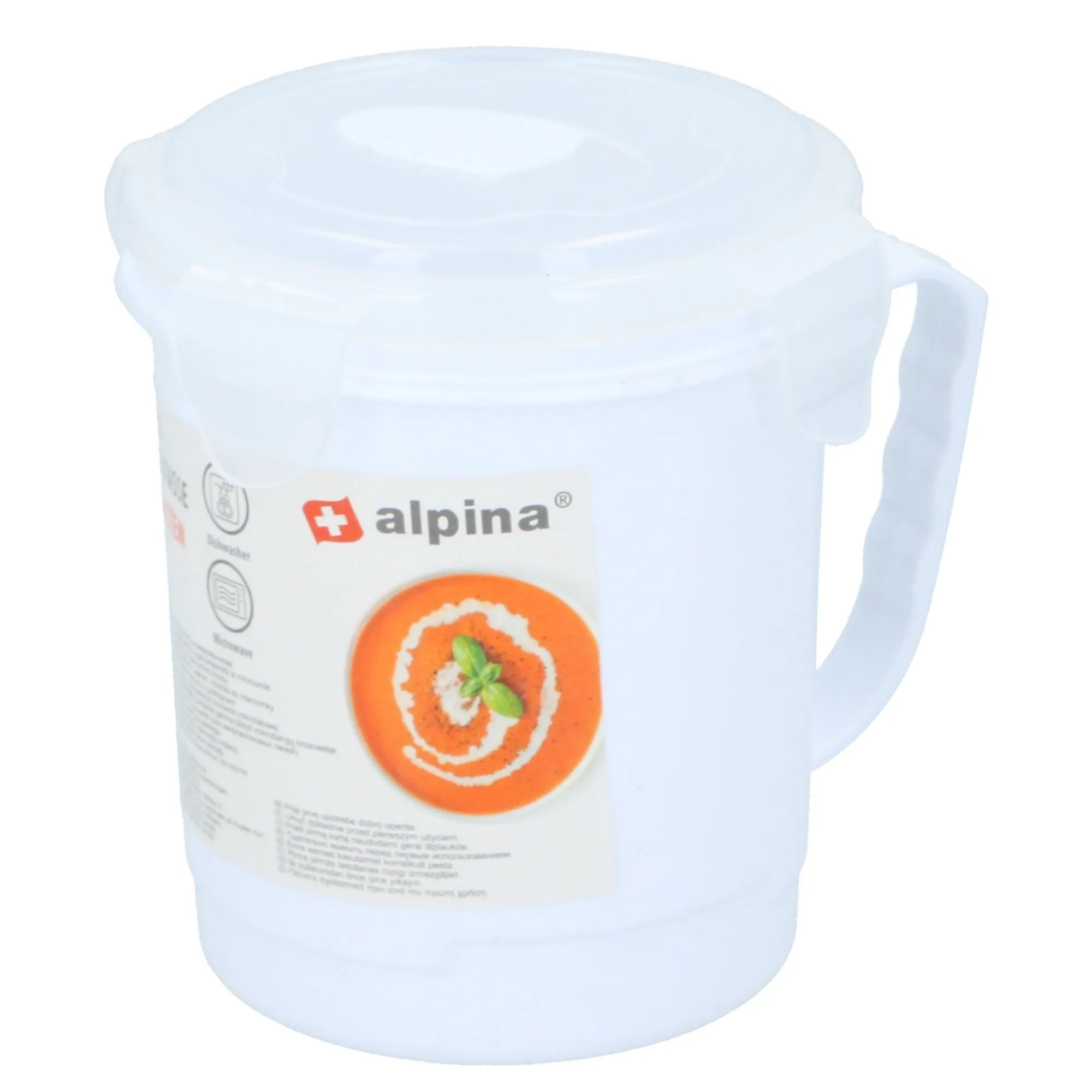 Alpina Opbergen<Soepbeker 600ml assorti