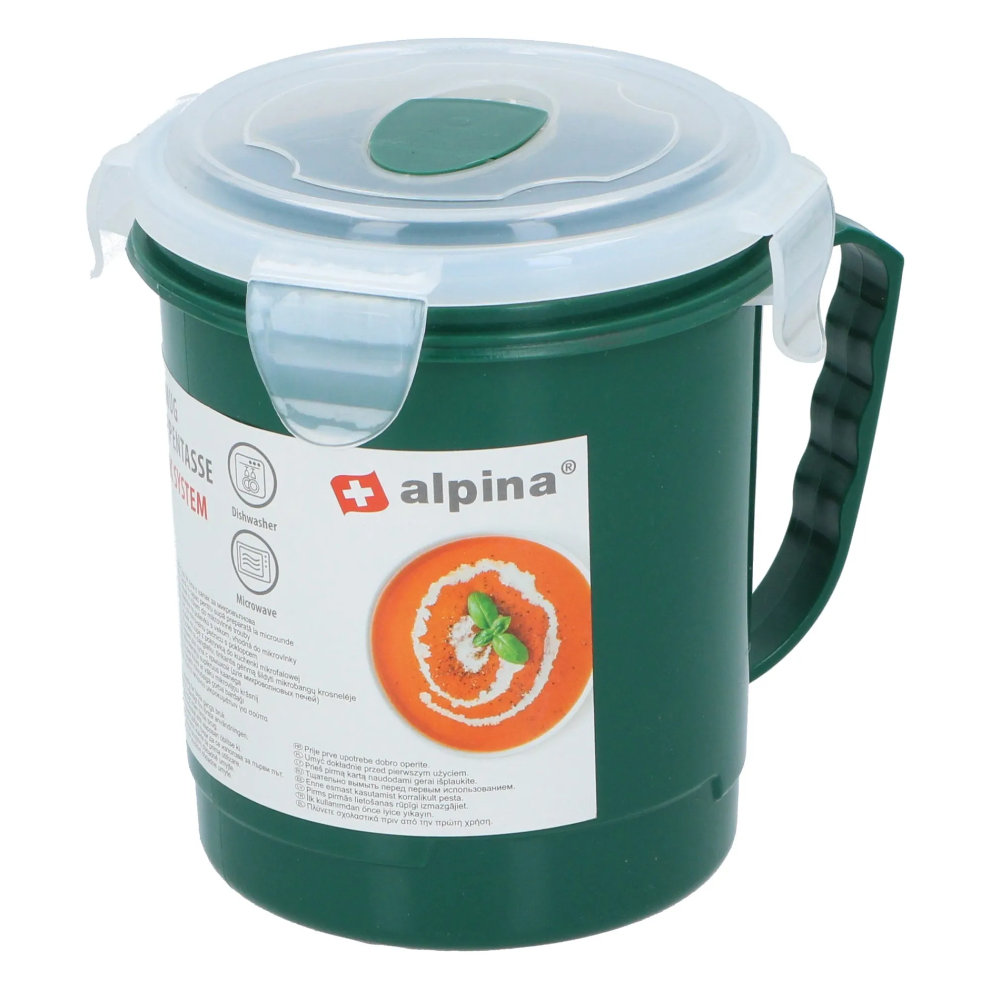 Alpina Opbergen<Soepbeker 600ml assorti
