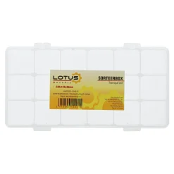 Lotus Opbergen|Opbergen<Sorteerdoos transparant 23cm