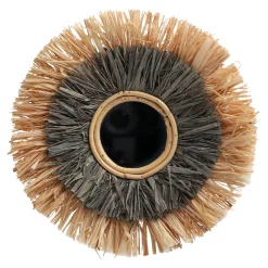 Natural Collections Woondecoratie<Spiegel Raffia 28 x 3 cm - 2 assorti