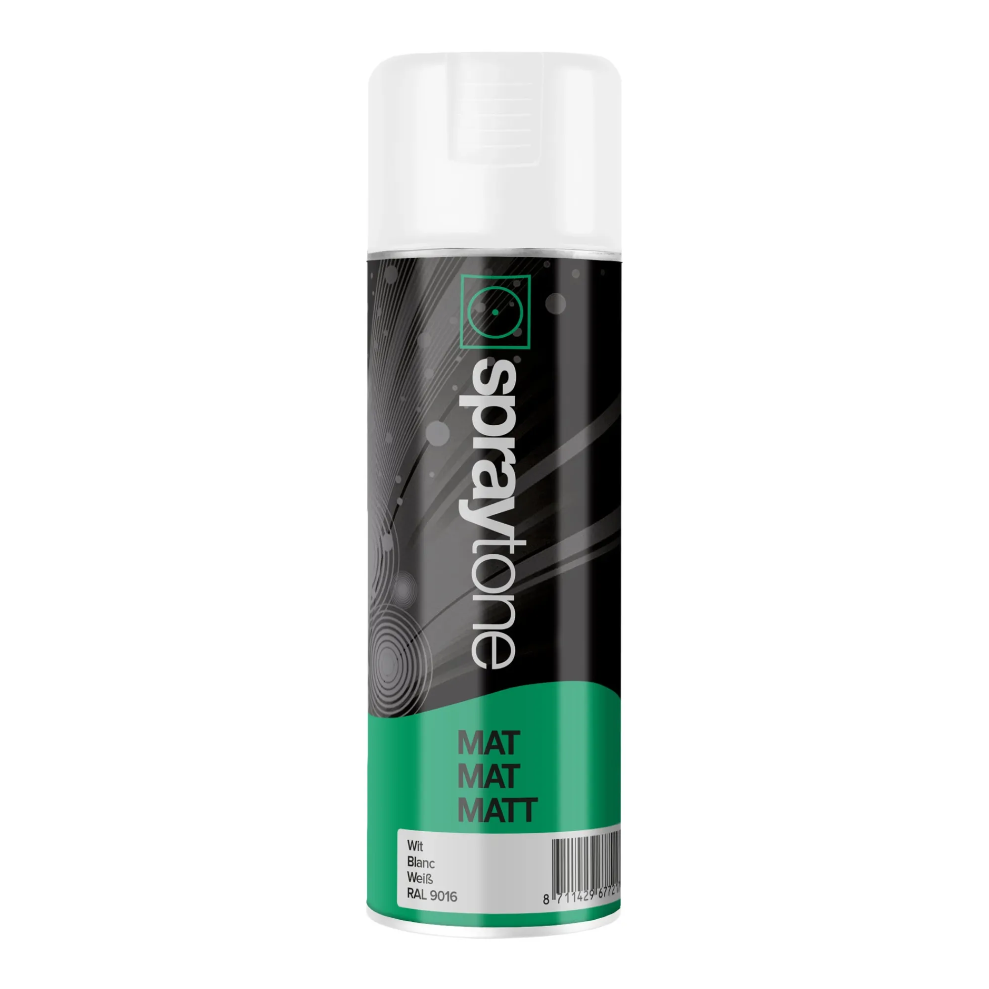 Sprayton Lakken<Spuitlak mat wit 1410 400ml