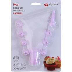 Alpina Koken & Tafelen<Spuitset 27cm 9-delig