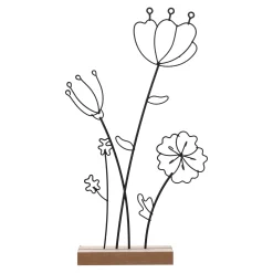 Boltze home Woondecoratie<Standaard Bloma 24 cm 3 assorti