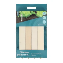 SOGO Moestuin<Steeketiket hout 15cm 24st