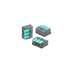 Diamant Installatiemateriaal<Steekklem hendel blauw 3x0.5x4mm 10st