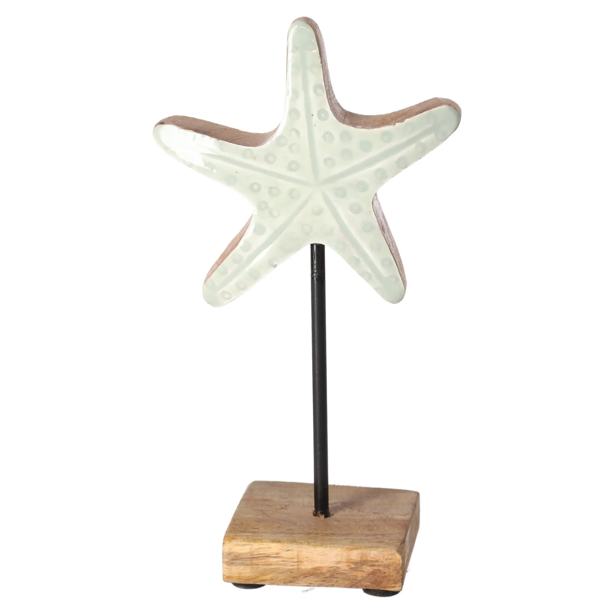 Natural Collections Woondecoratie<Ster op voet 20 cm